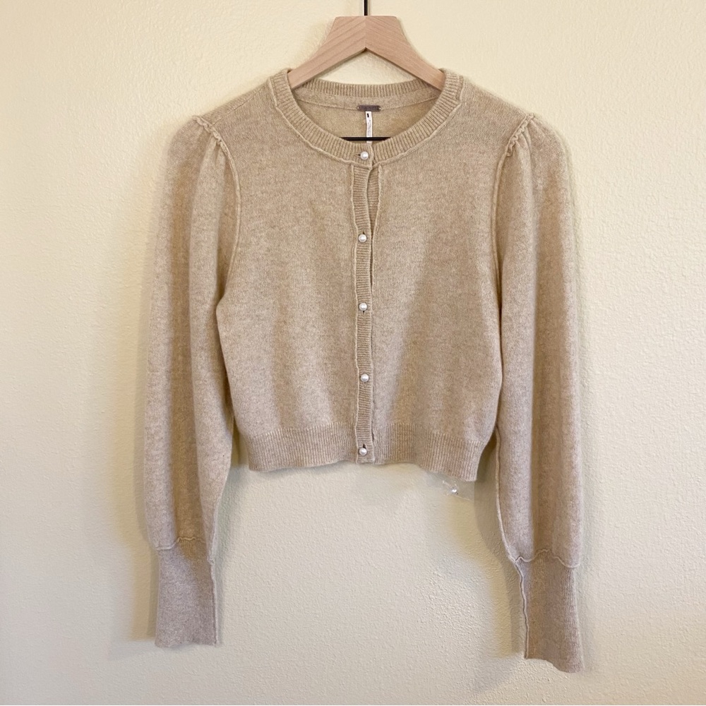 Free People 100% Cashmere Cardigan Size Small